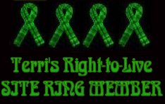 Terri's Right-to-Life Site Ring Membership Graphic
